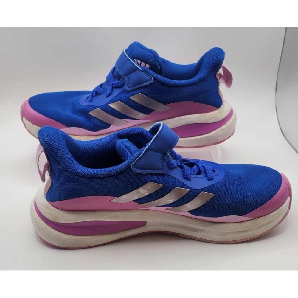 Adidas Fortarun Cloudfoam Blue Running Shoes Size 2